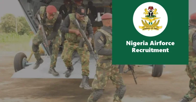 Nigeria Airforce Recruitment 2025/2026 NAF Application Portal