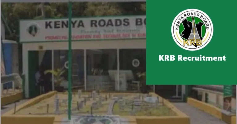 Kenya Roads Board Recruitment 2025 Jobs/Vacancies Application Portal