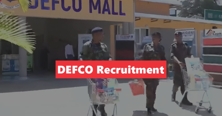 DEFCO Jobs 2024/2025 Recruitment Application Form Portal