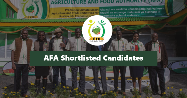 AFA Shortlisted Candidates 2024/2025 PDF is Out