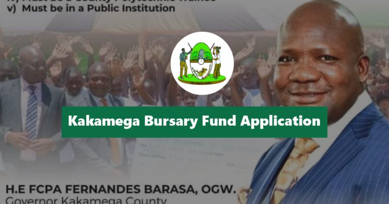 Kakamega County Bursary Fund 2025/2026 Application Form Portal