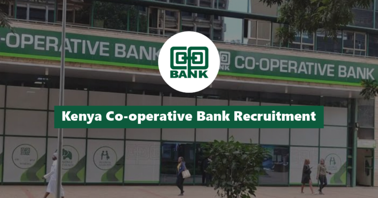 New Jobs at Co-operative Bank of Kenya 2025 Recruitment