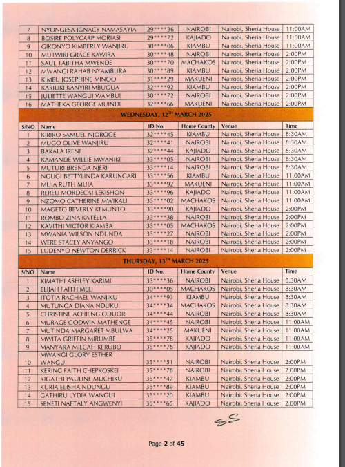 OAG & DOJ Recruitment Shortlisted Candidates 2025 PDF is Out