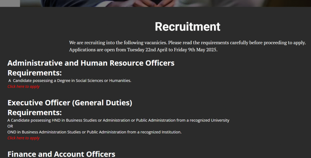 Lagos State LGSC Recruitment 2025 Application Form Portal Lagos State LGSC Recruitment 2025 Application Form Portal