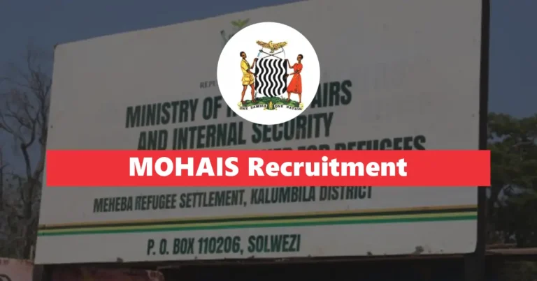 Zambia Ministry of Home Affairs and Internal Security Recruitment 2025 Jobs Portal