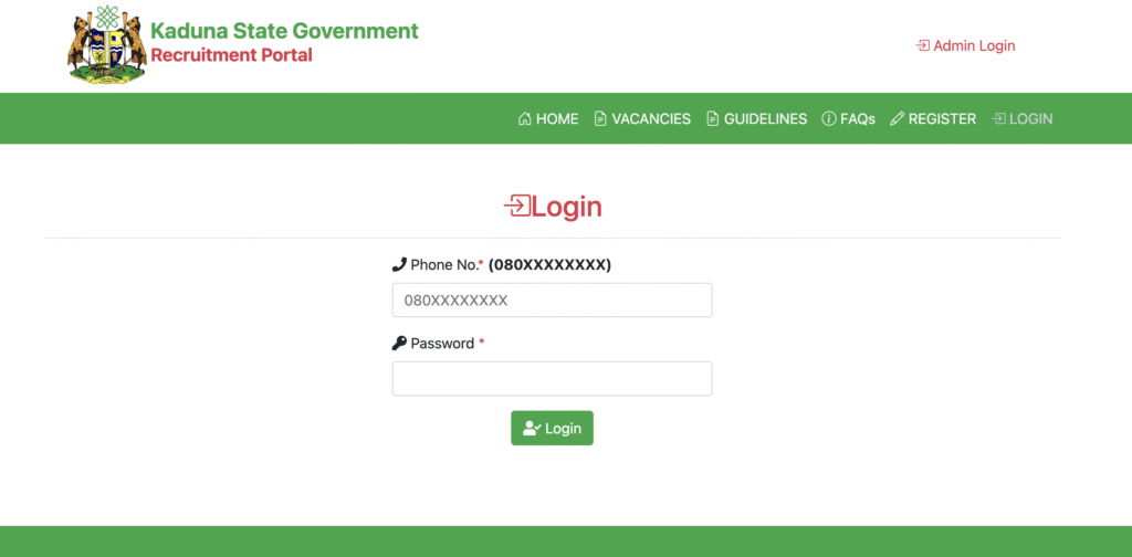 KDSG Recruitment 2025/2026 Application Form Portal KDSG Recruitment Portal 2025 Vacancies Application Form, Deadline