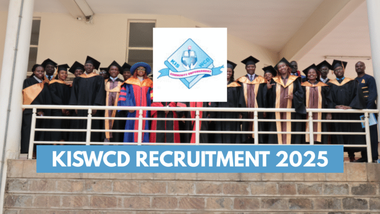 KISWCD is Recruiting Principal, Consultants/Trainers & Driver in 2025